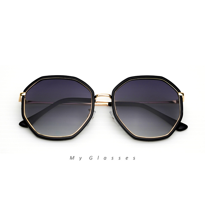 B157多角大框墨鏡