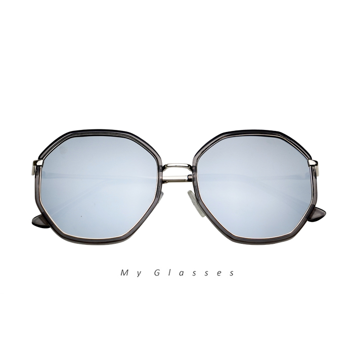 B157多角大框墨鏡