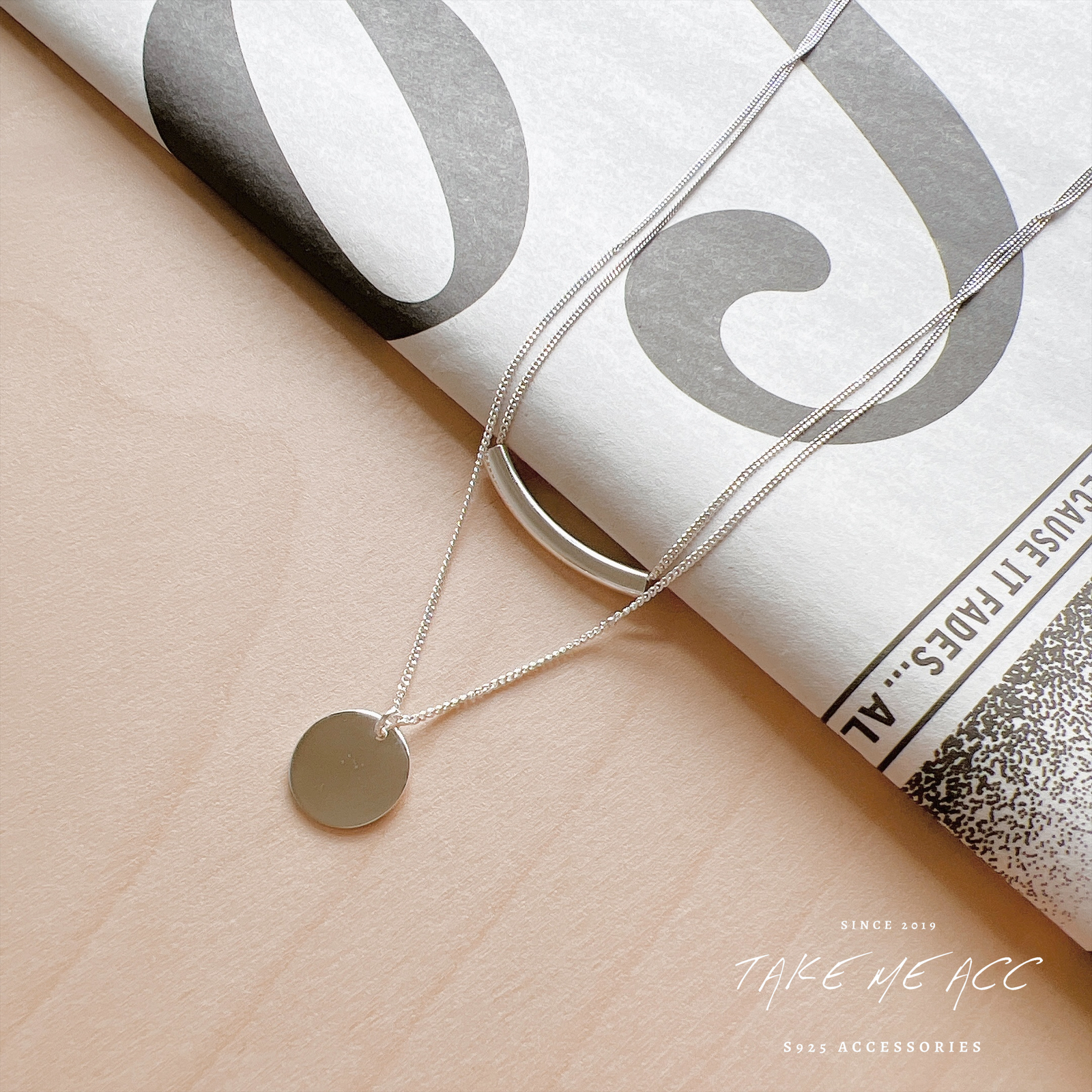 空白鍵｜純銀項鍊