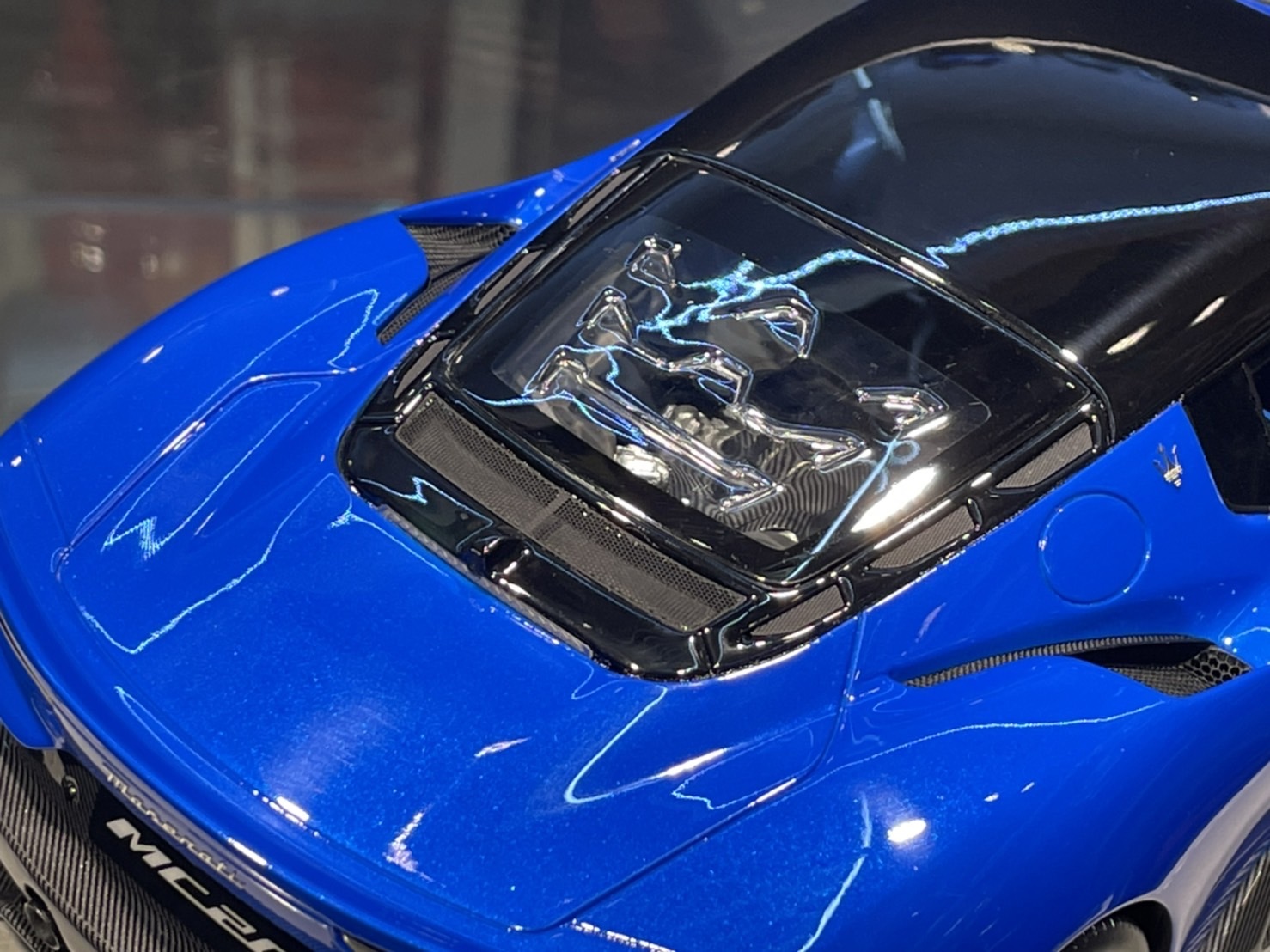 BBR P18191E Maserati MC20 2020 Blu Infinito 1/18