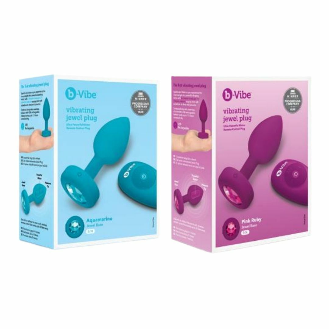 B-Vibe 無線遙控 寶石後庭塞 S/M
