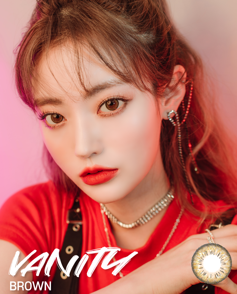 LensVery Vanity 季拋彩妝隱形眼鏡｜每盒1片 (Brown)