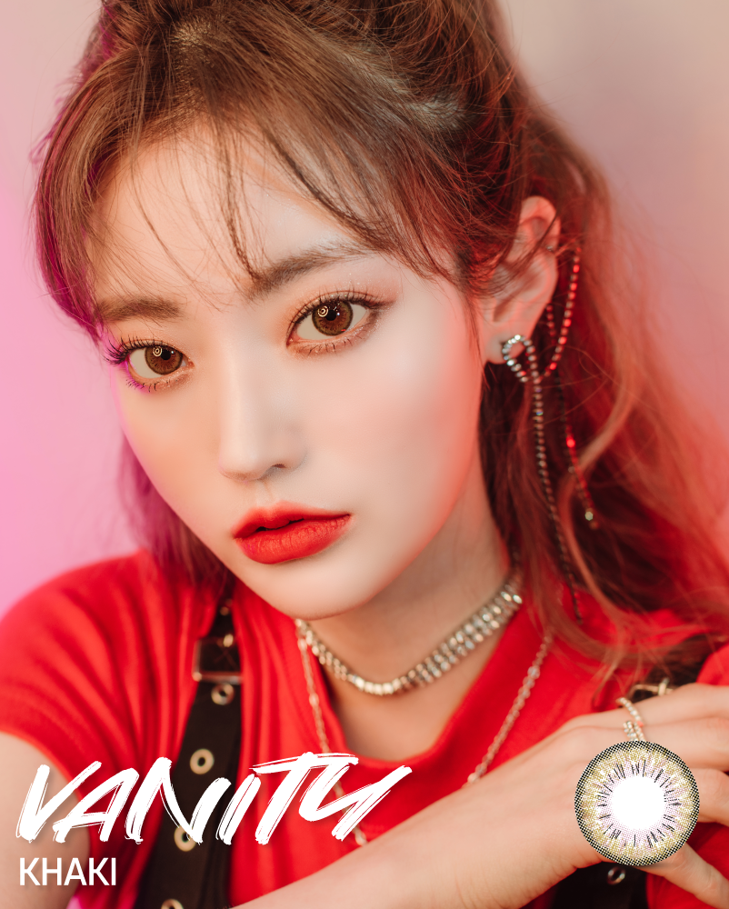 LensVery Vanity 季拋彩妝隱形眼鏡｜每盒1片 (Khaki)