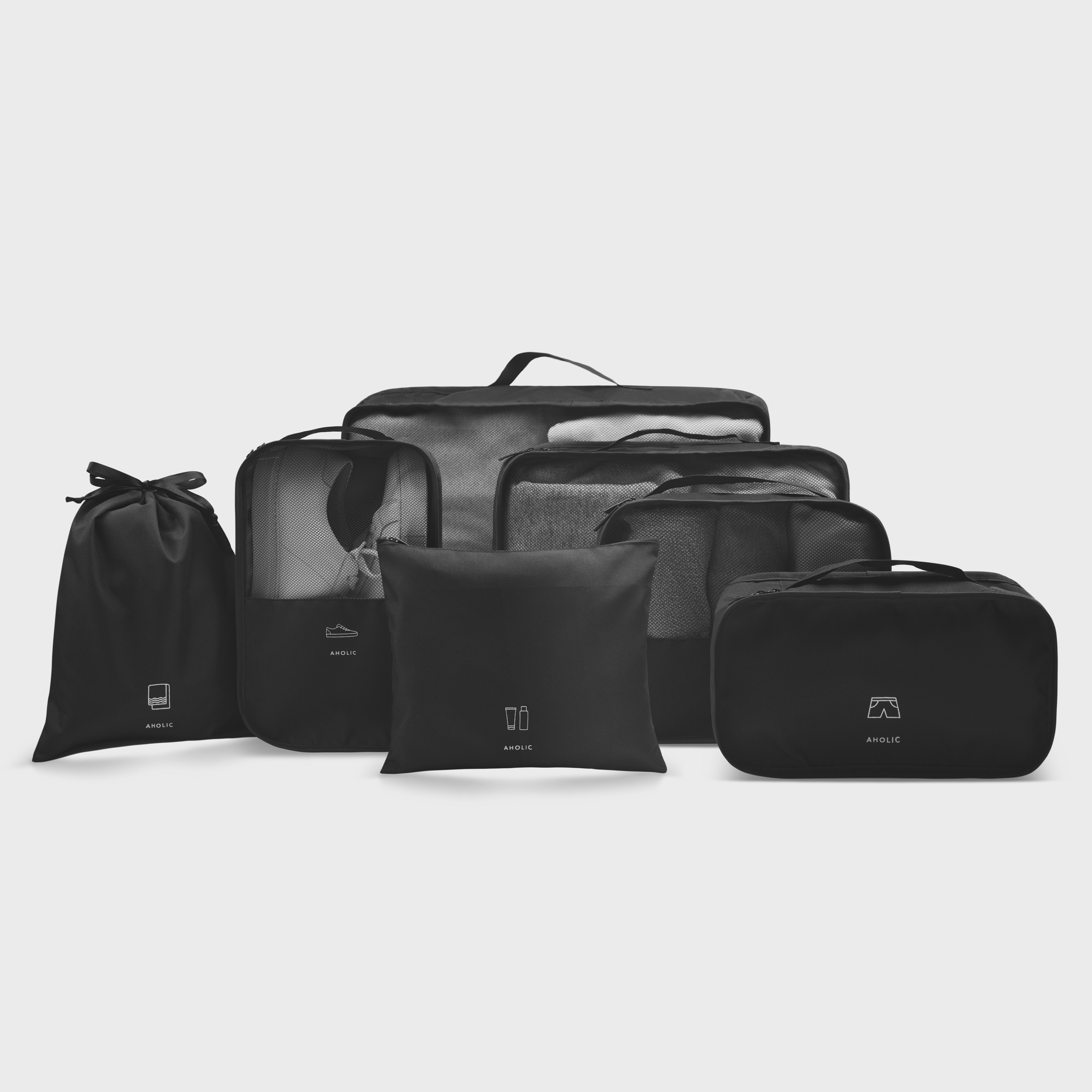 台灣 Aholic｜旅用收納7件組