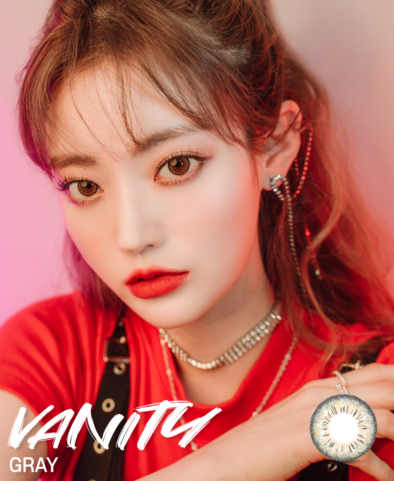 LensVery Vanity 季拋彩妝隱形眼鏡｜每盒1片 (Gray)