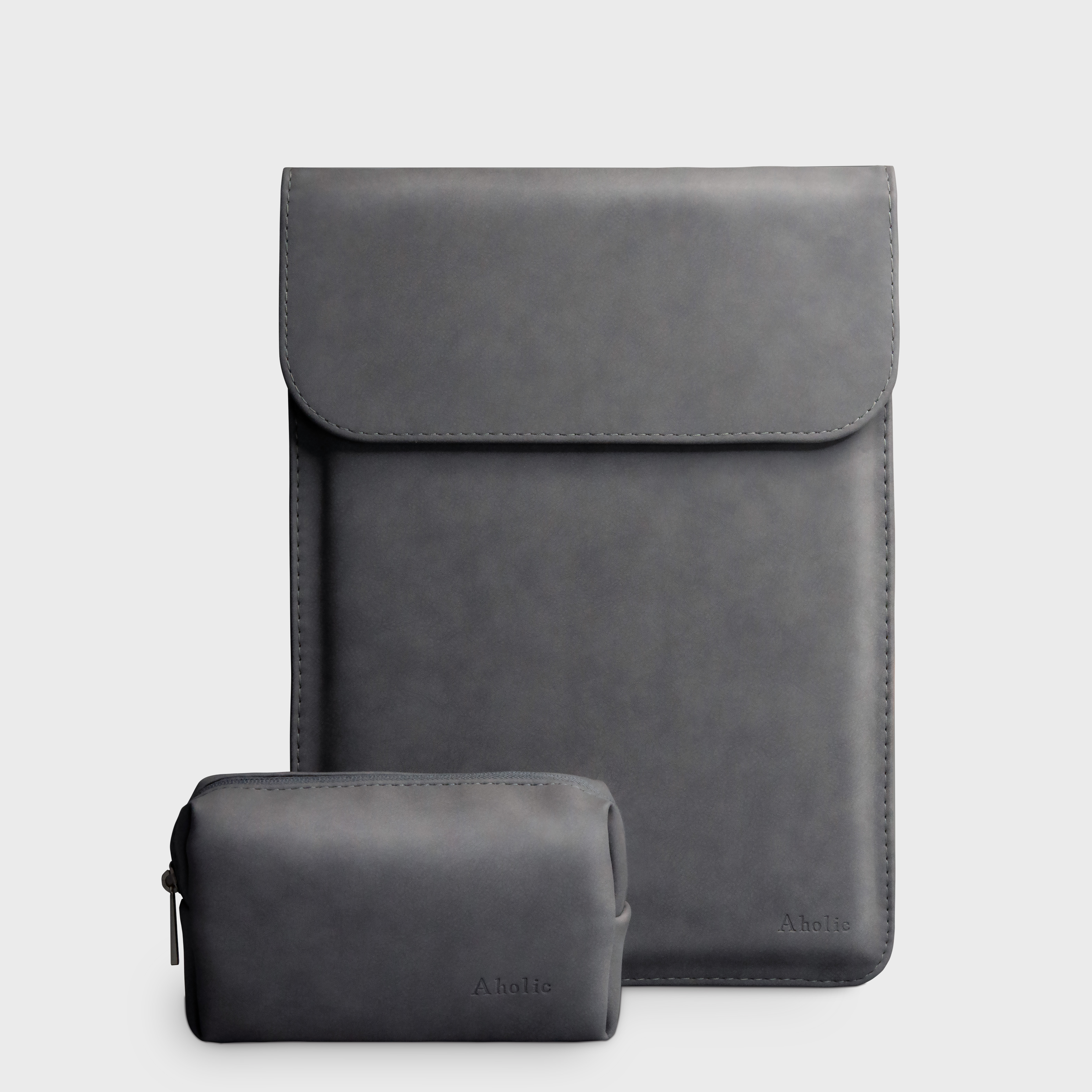 台灣 Aholic｜信封式磁吸筆電保護套＋質感小物收納包