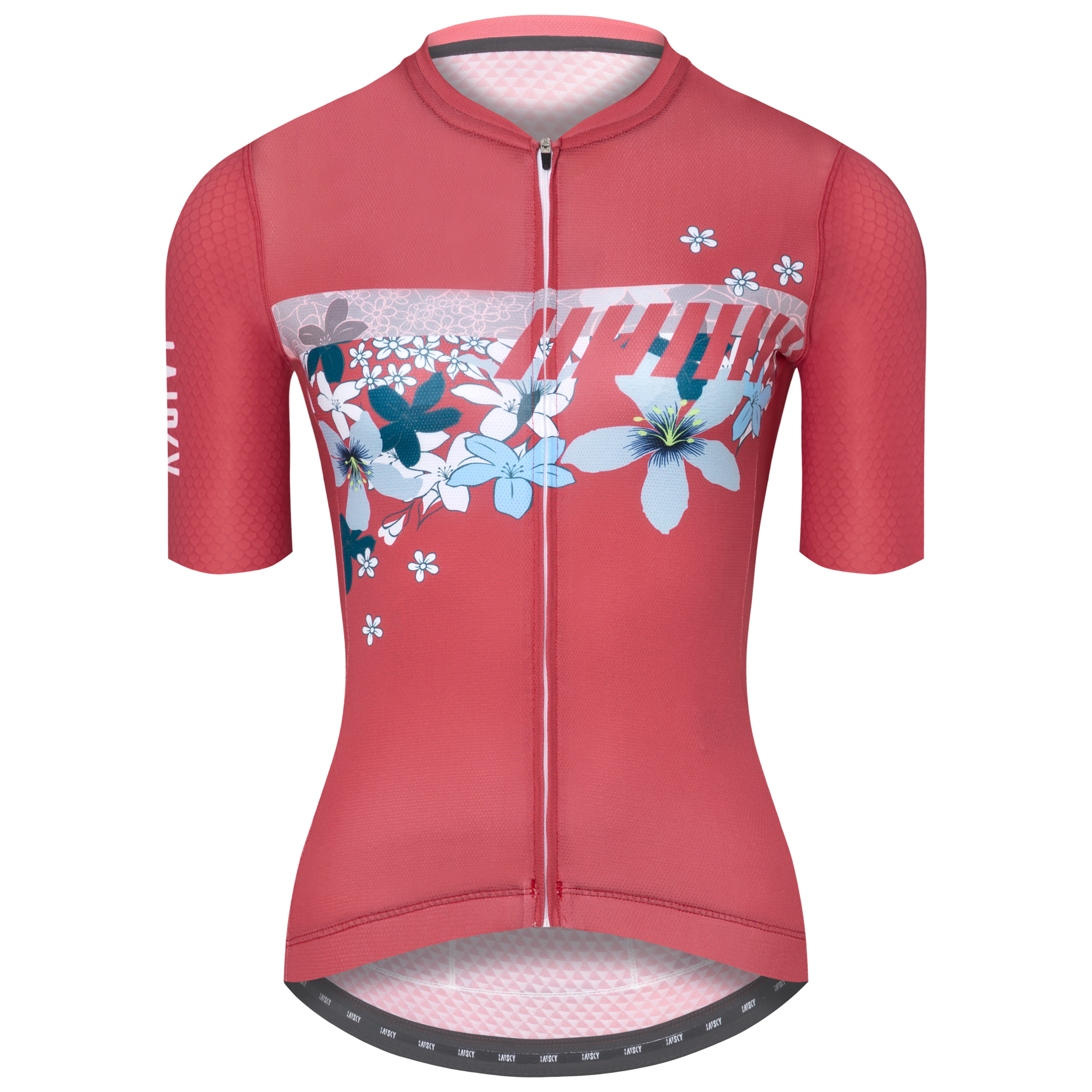 女款空力短車衣 油桐 粉