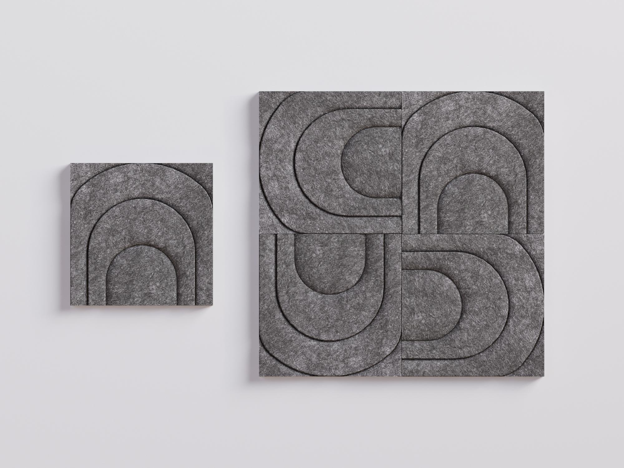 3D Curve Lines Wall Panel