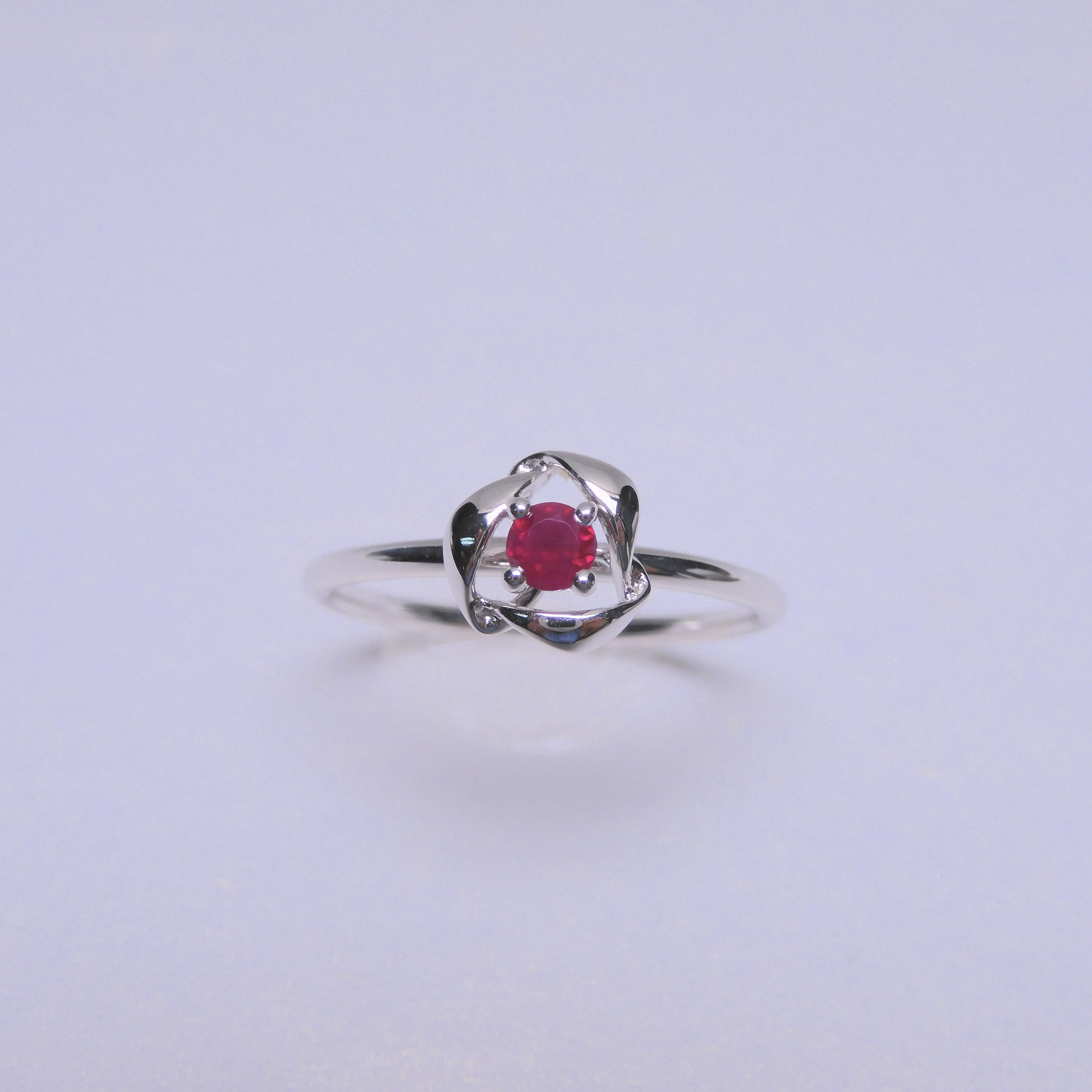 18K金 0.13ct 紅寶石戒指