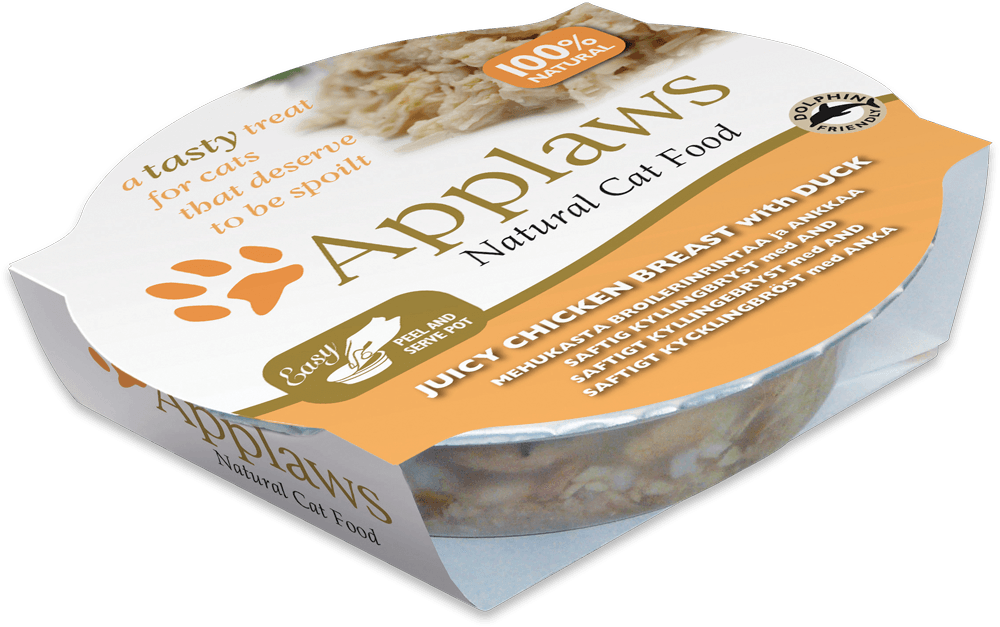 APPLAWS貓餐盒肉湯系列 – 雞胸, 鴨肉60G