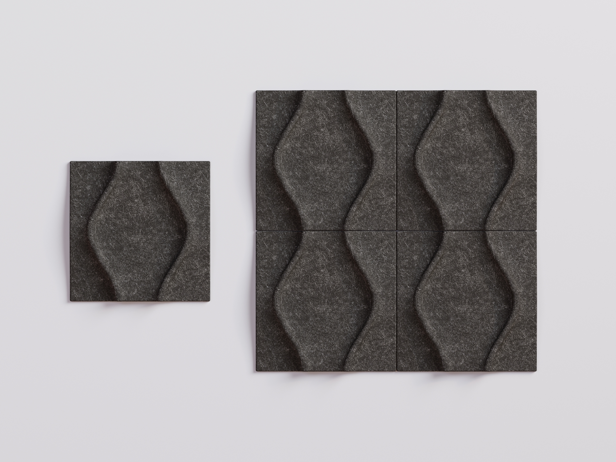 3D Wall Panel - Broad Wave Design