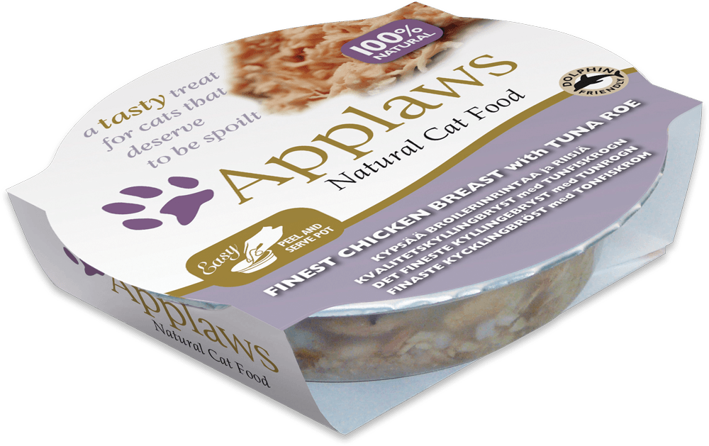 APPLAWS貓餐盒肉湯系列 –雞胸, 吞拿魚子60G