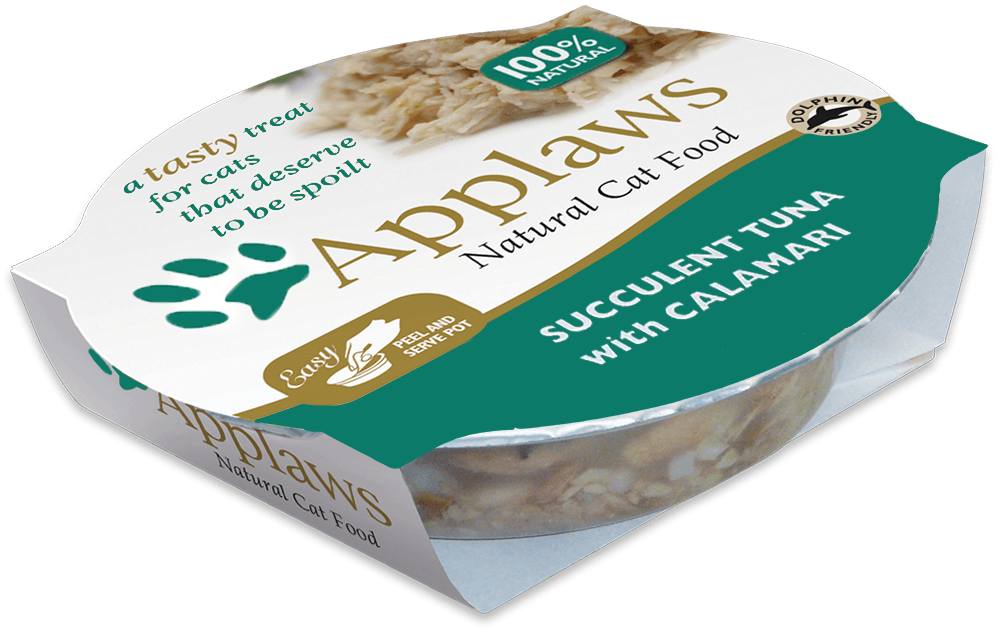 APPLAWS貓餐盒肉湯系列 –吞拿魚, 魷魚60G