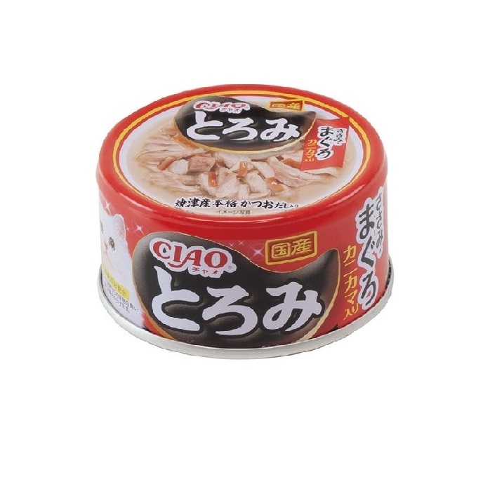 CIAO 貓罐頭 吞拿魚 + 蟹肉 80g A-43【原箱24 罐】