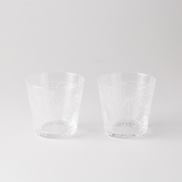 中川政七-麻葉切子玻璃杯 木盒組 / 矮型