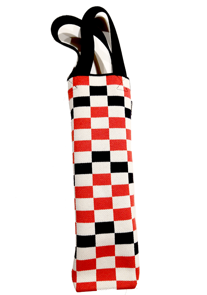 三色格仔酒袋
