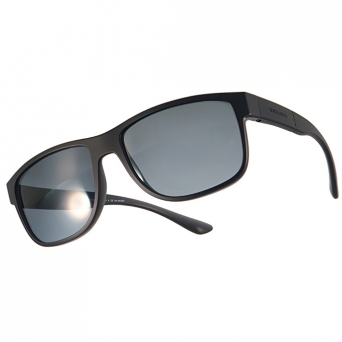 【GIORGIO ARMANI】GA8057 536781 方框偏光太陽眼鏡