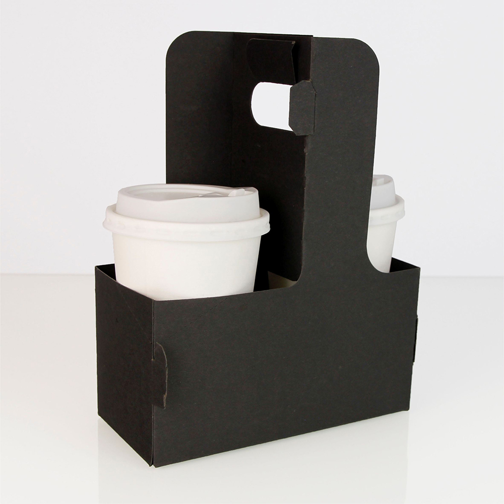 紙杯提盒 二杯 黑色