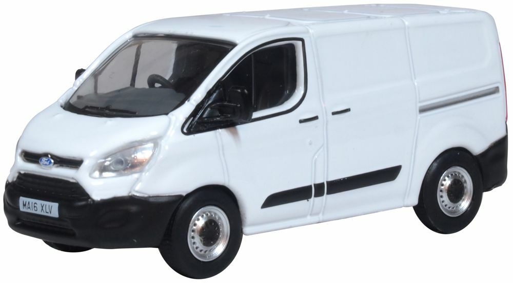 1/76 OXFORD Ford Transit Custom White (76CUS002)