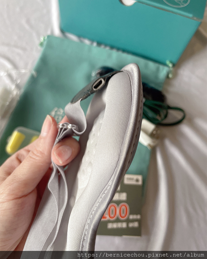 Im Ber Ber 推薦時尚皮革三段溫控震動按摩熱敷眼罩，時尚又實用