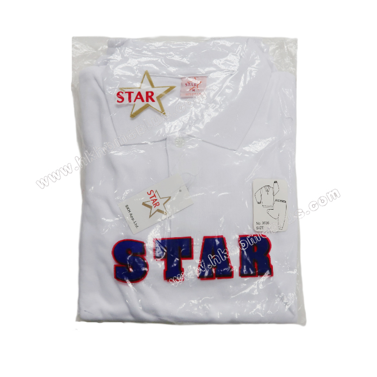 STAR: 反領長袖白套裝 (S-XXL碼)