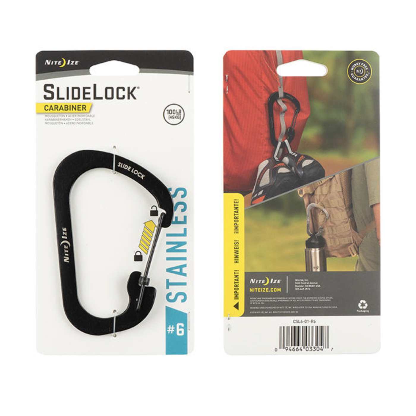 Nite Ize 斯萊德D字扣 #6