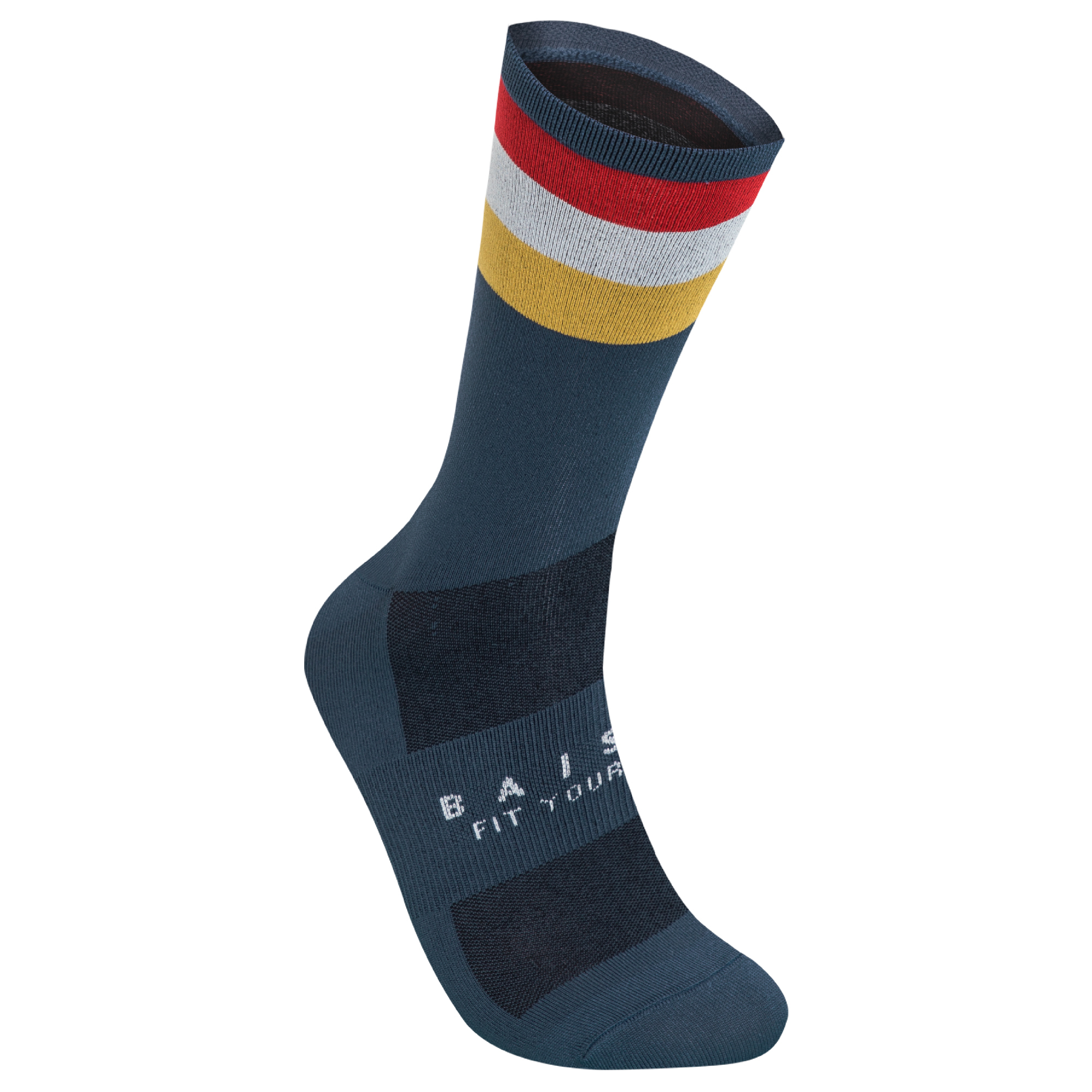 運動襪 平行線 藍