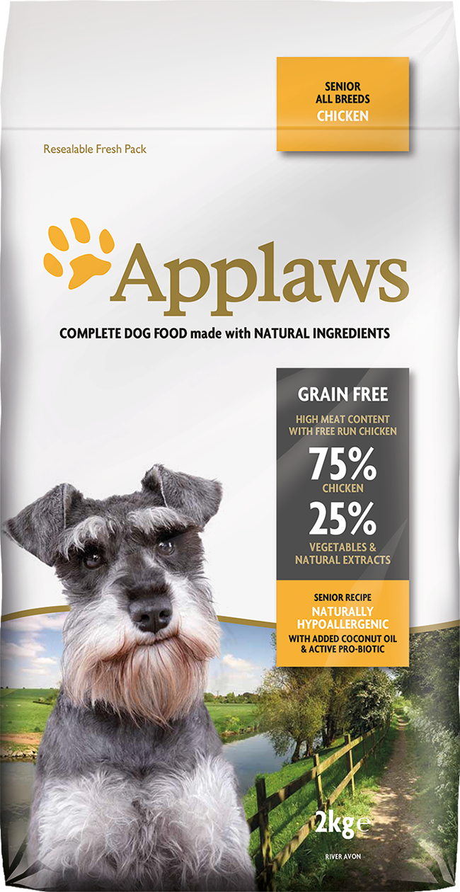 APPLAWS成犬乾糧–老犬糧 - 雞肉配方2KG