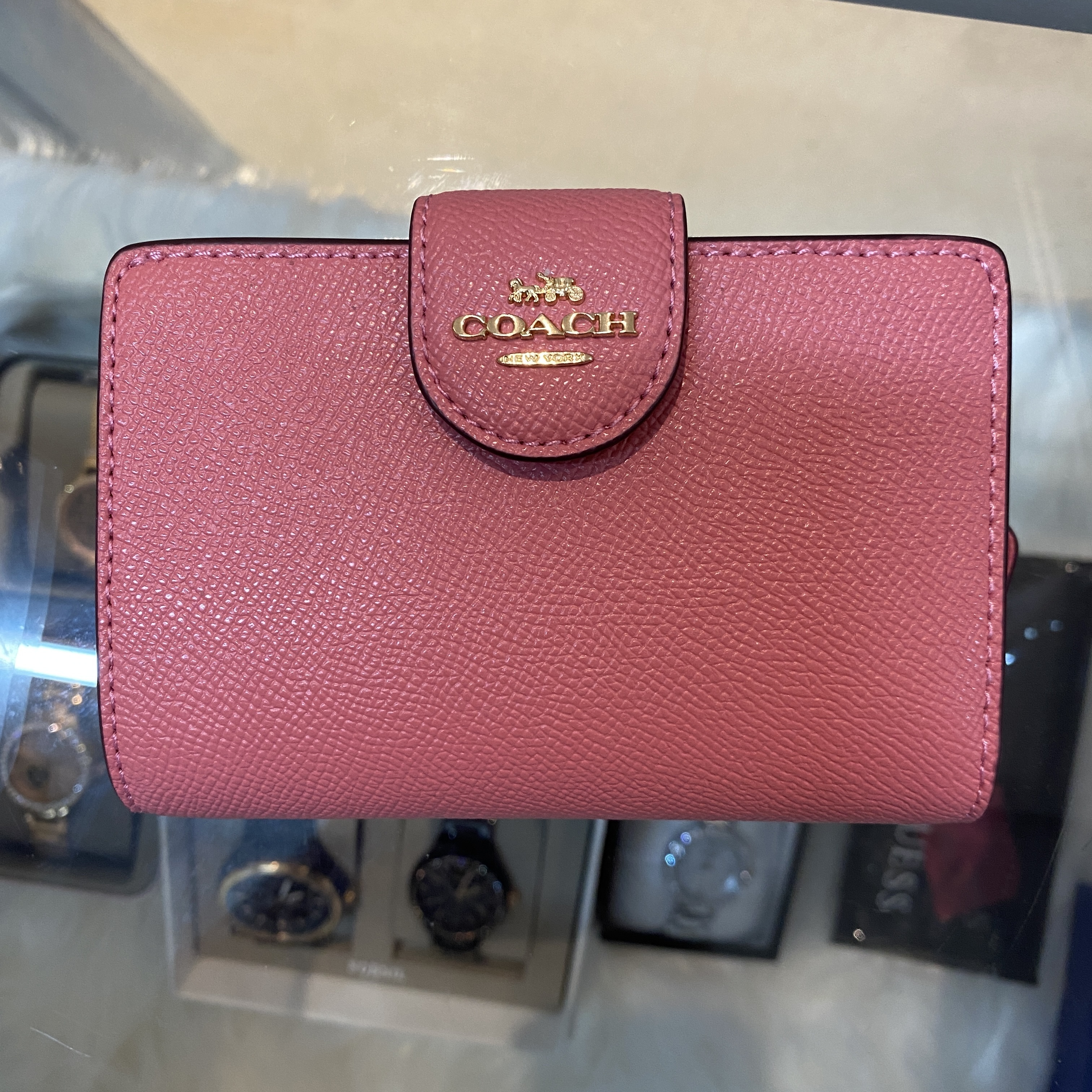 [S] COACH 6390 MEDIUM CRN ZIP, TAFFY, 195031485404 (SCO21)