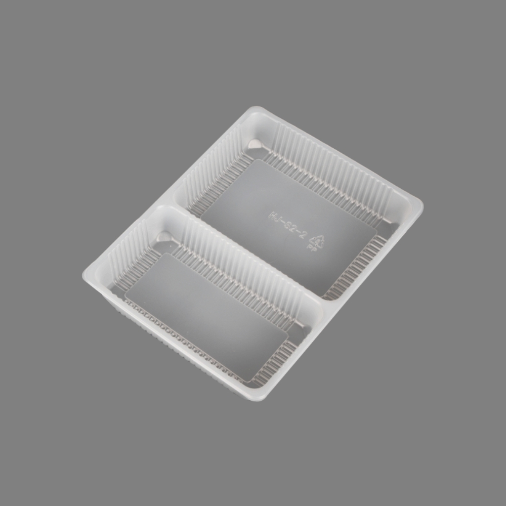 方形餐盒分隔內襯 二分格