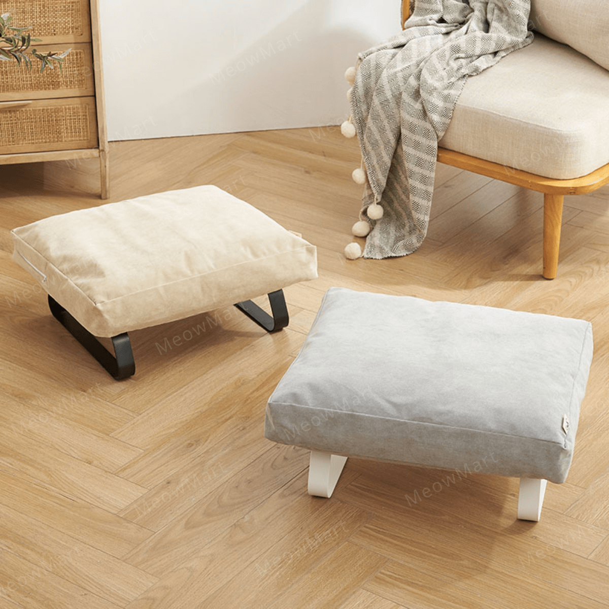 CatS 防水布鐵藝懸浮貓床 (防水防尿不痴毛)