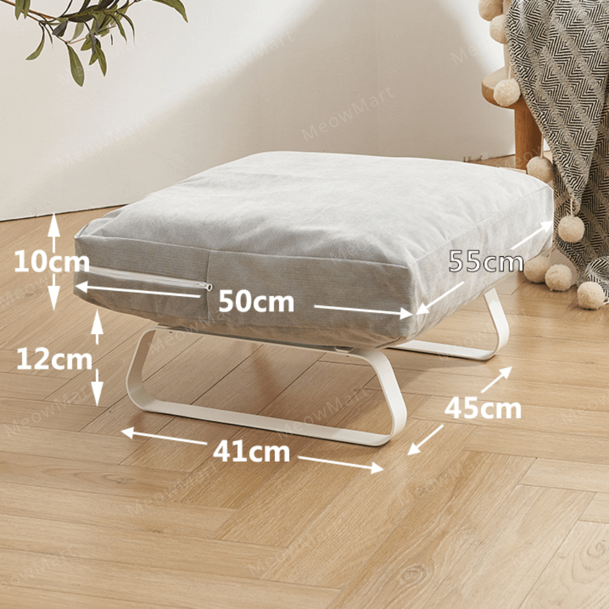 CatS 防水布鐵藝懸浮貓床 (防水防尿不痴毛)