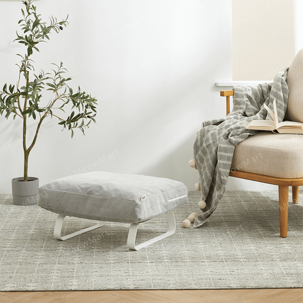 CatS 防水布鐵藝懸浮貓床 (防水防尿不痴毛)