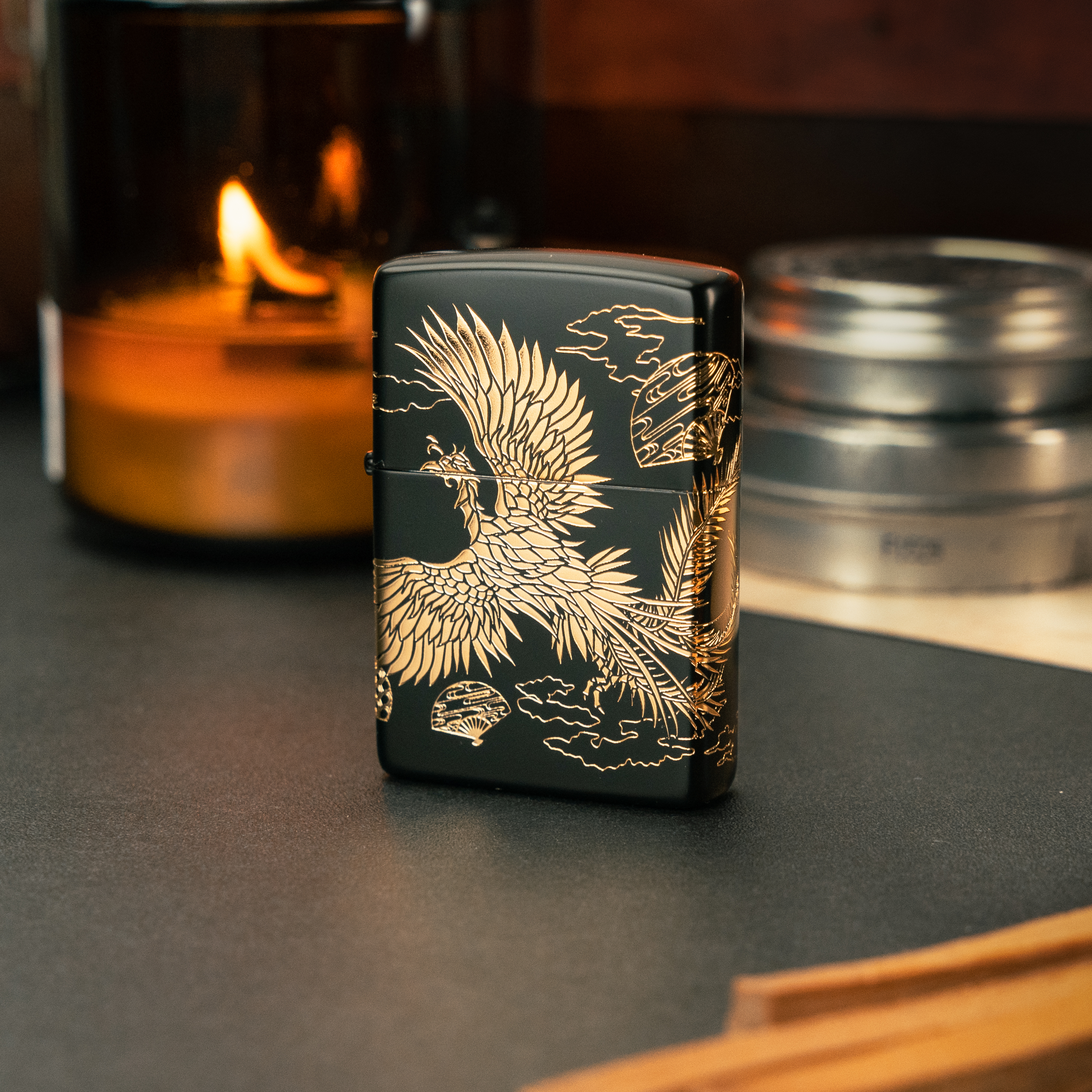 Zippo 日版黑金鳳凰三面加工(ZBT-3-7a)|銅鑼灣希慎/尖沙咀美麗華/旺角