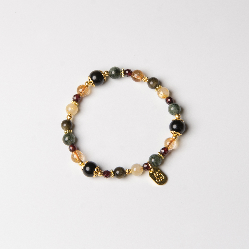 微笑蒙娜麗莎｜金曜石鈦晶手鍊 S135