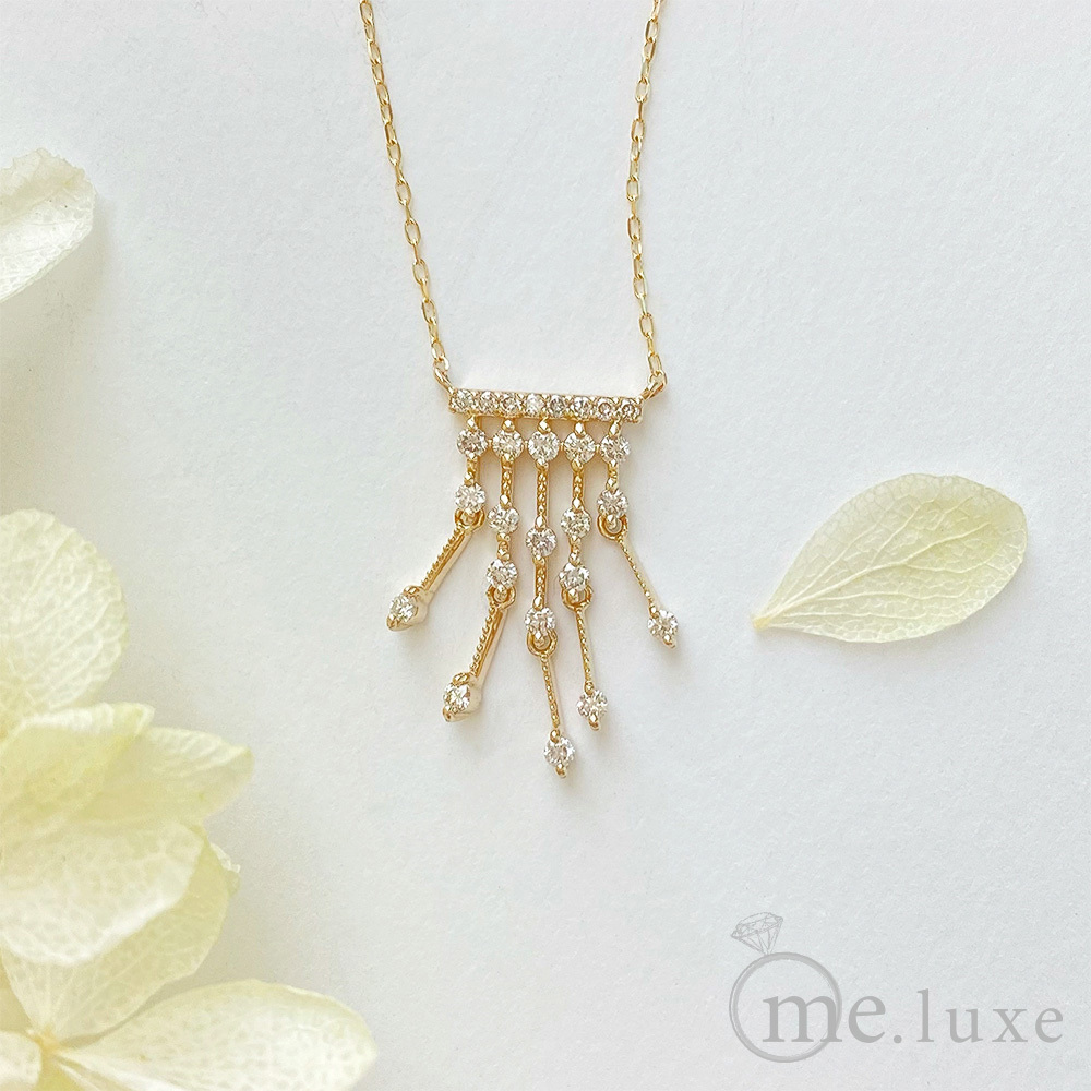 【me.luxe】K10流蘇鑽石鍊