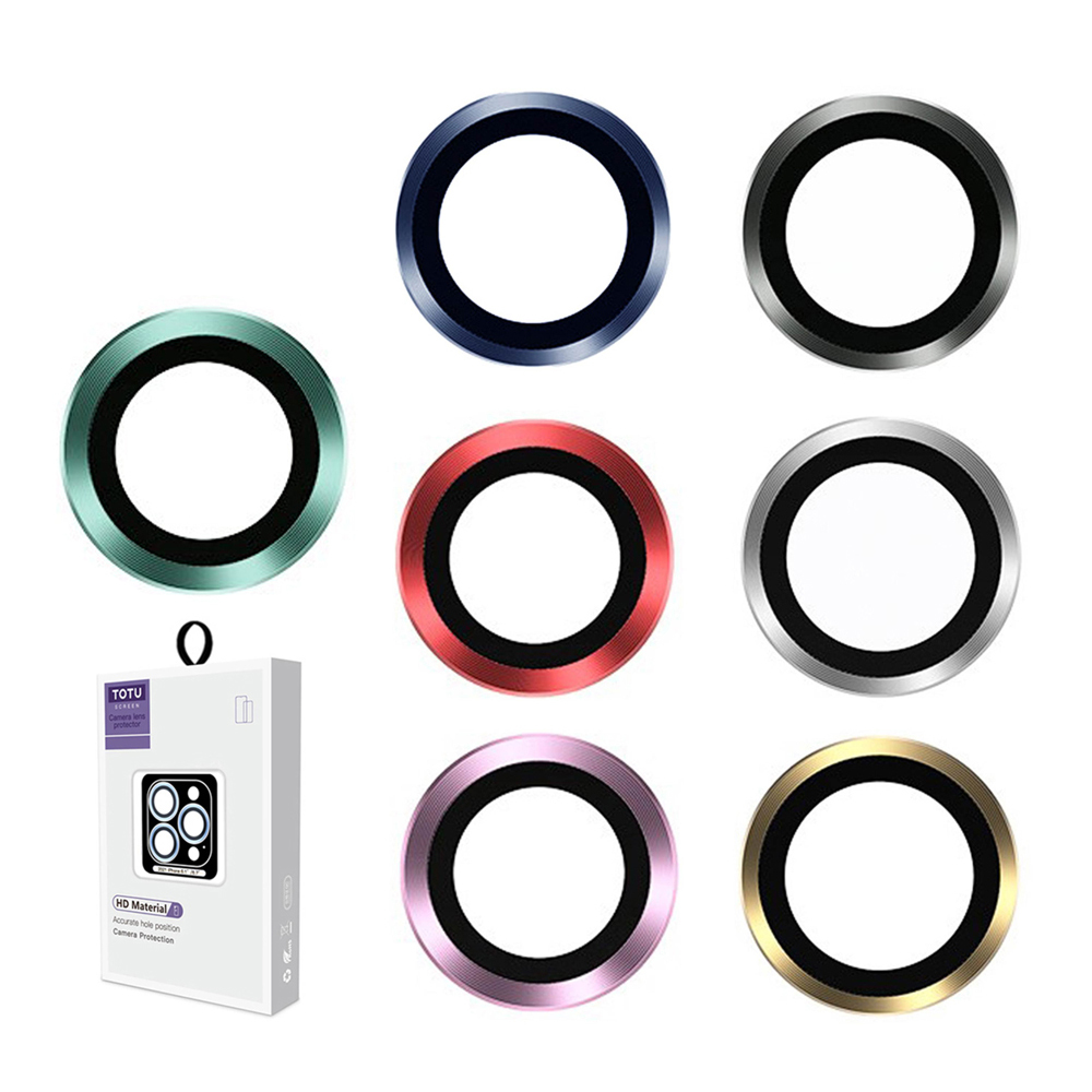 TOTU iPhone 13 /13 Mini/13 Pro /13 Pro Max 鏡頭保護貼 鋼化玻璃膜 鋁合金 金盾系列