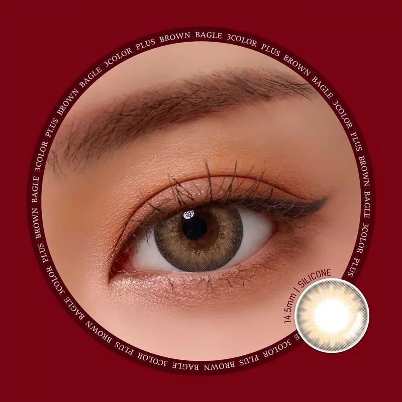 [預訂][季拋] LENSME BEGAL 3 COLOR PLUS 每季拋棄彩妝隱形眼鏡｜2片 (Brown)