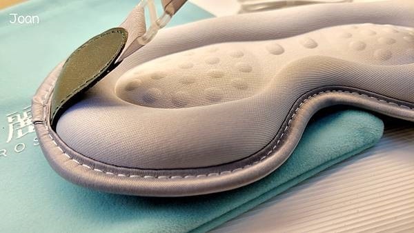 喬小安愛分享愛寫寫推薦時尚皮革三段溫控震動按摩熱敷眼罩，時尚又實用