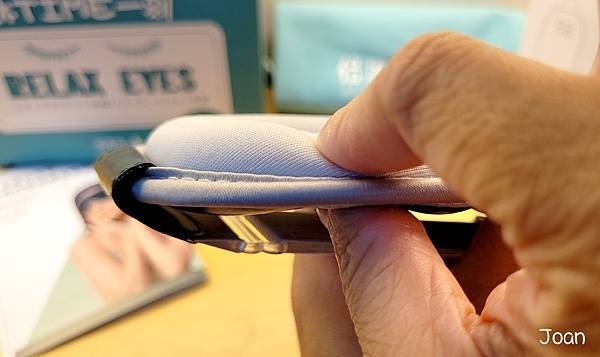 喬小安愛分享愛寫寫推薦時尚皮革三段溫控震動按摩熱敷眼罩，時尚又實用