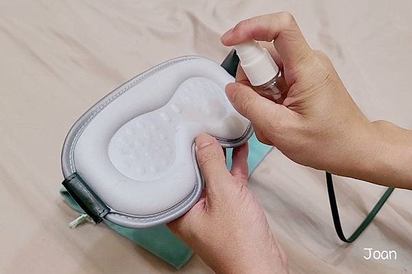 喬小安愛分享愛寫寫推薦時尚皮革三段溫控震動按摩熱敷眼罩，時尚又實用