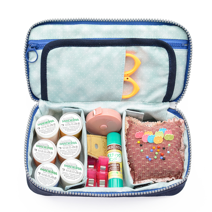 販售原尺寸【紙型】(可拆式隔層拉鍊收納包)