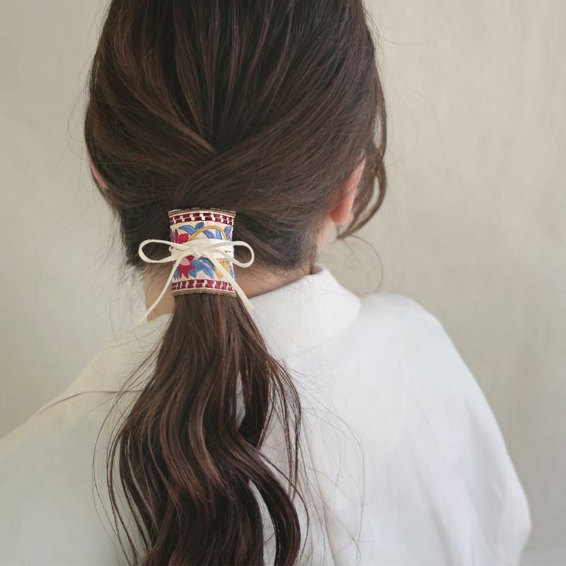 刺繡花髮圈扣 (網站限定優惠)