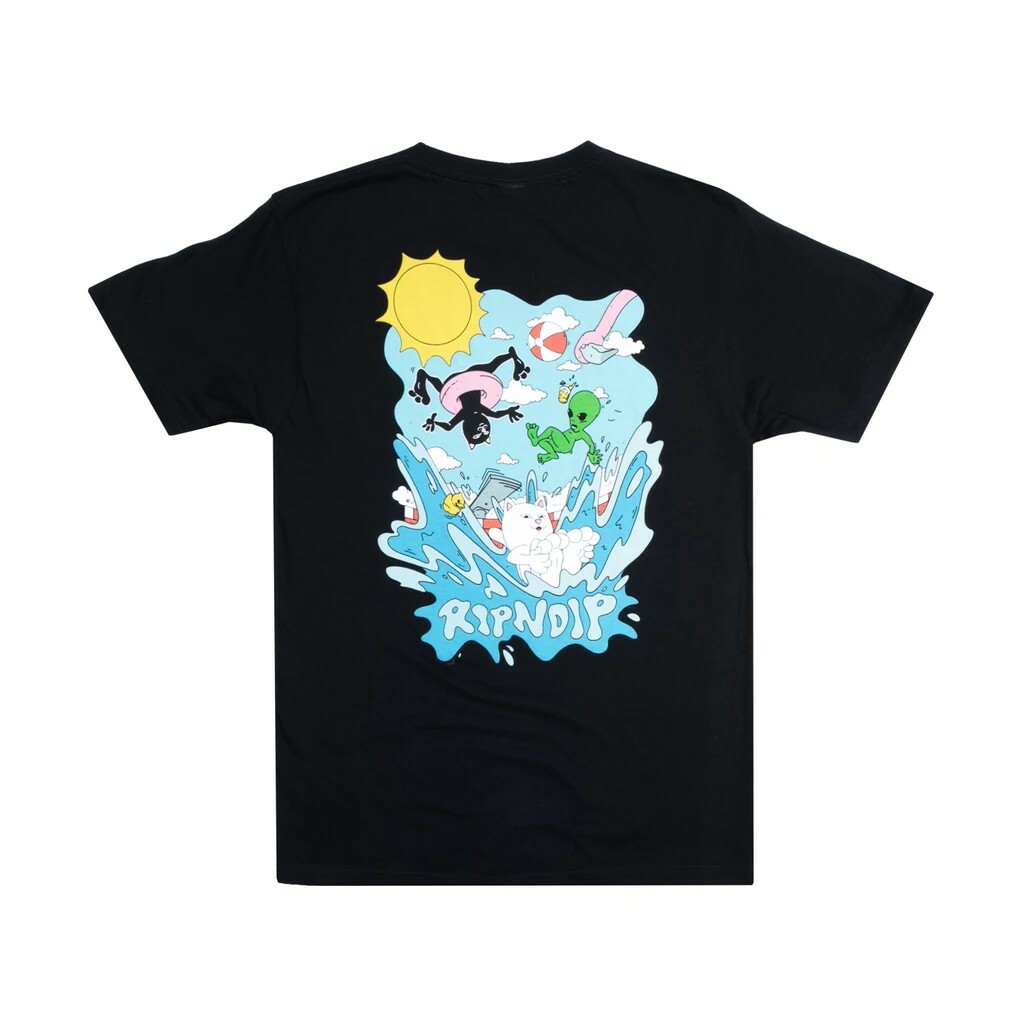 RIPNDIP SUMMER SPLASH TEE 中指貓 短袖T恤