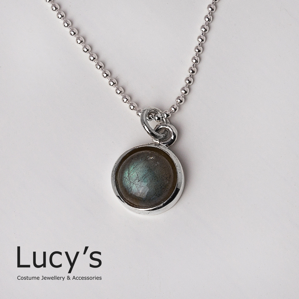 925純銀 圓圓 項鍊 (二色) (97697/97699)