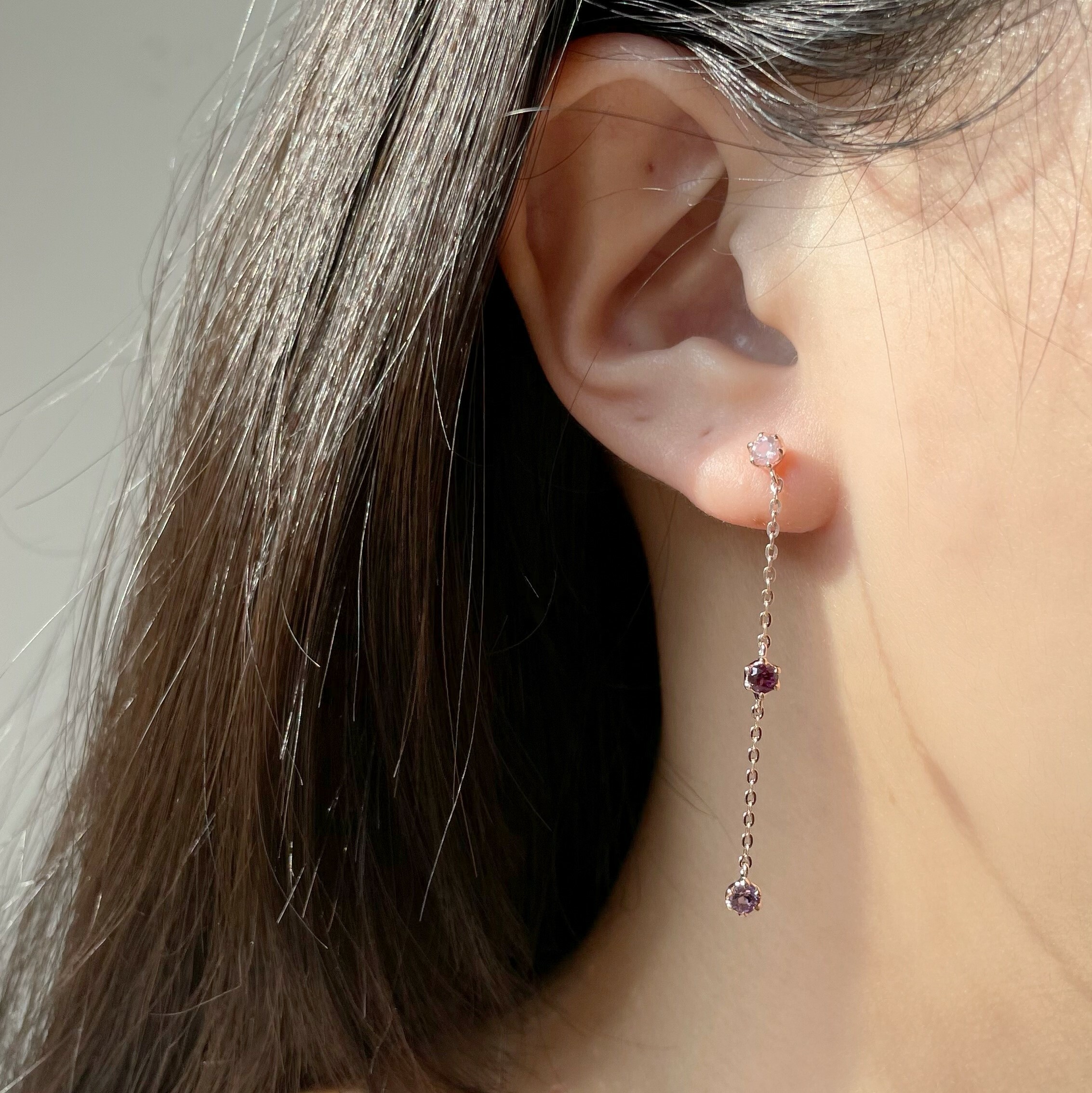 Garden紅色系耳鏈