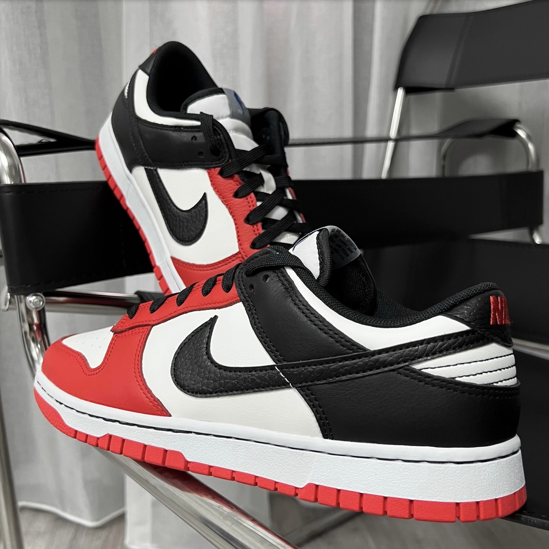 -(D6b)-NIKE DUNK LOW RETRO EMB "CHICAGO" NBA 75週年 芝加哥配色-DD3363 100