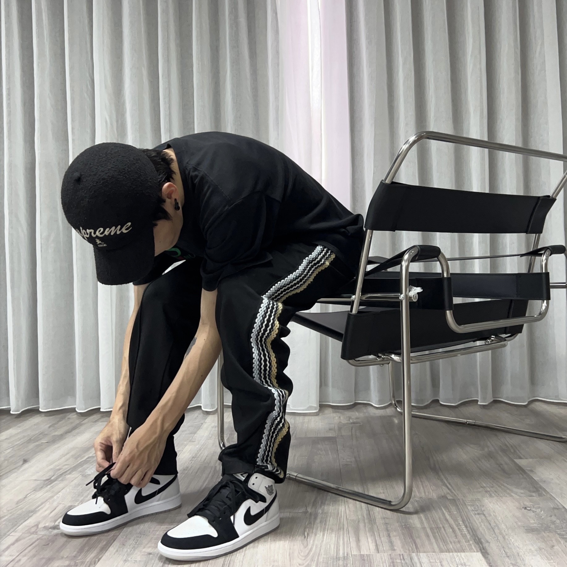 -(A3c)-AIR JORDAN 1 MID SE "DIAMOND SHORTS"-DH6933 100