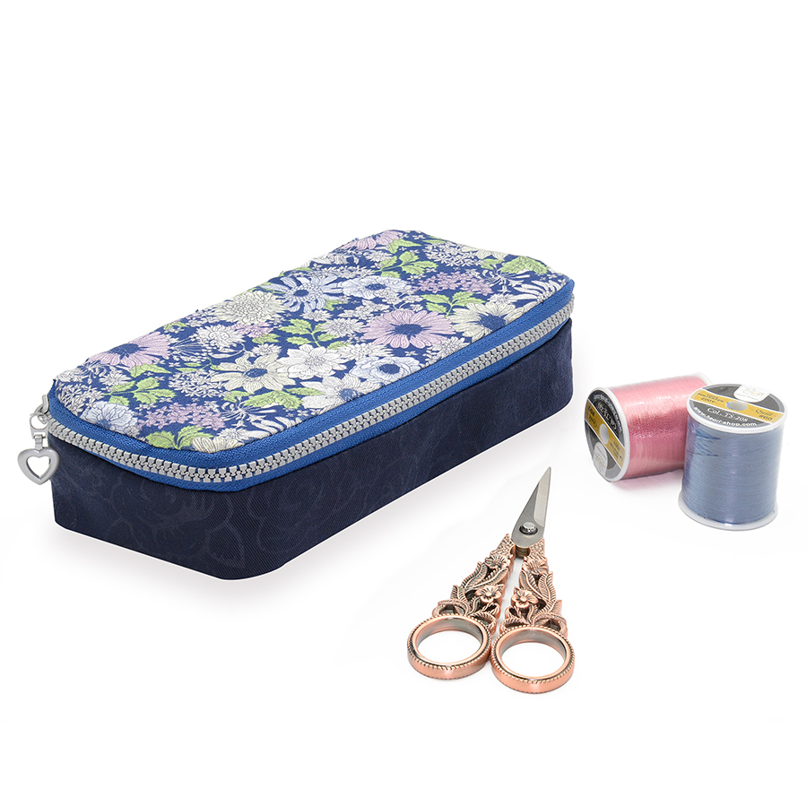 可拆式隔層拉鍊收納包(材料包)