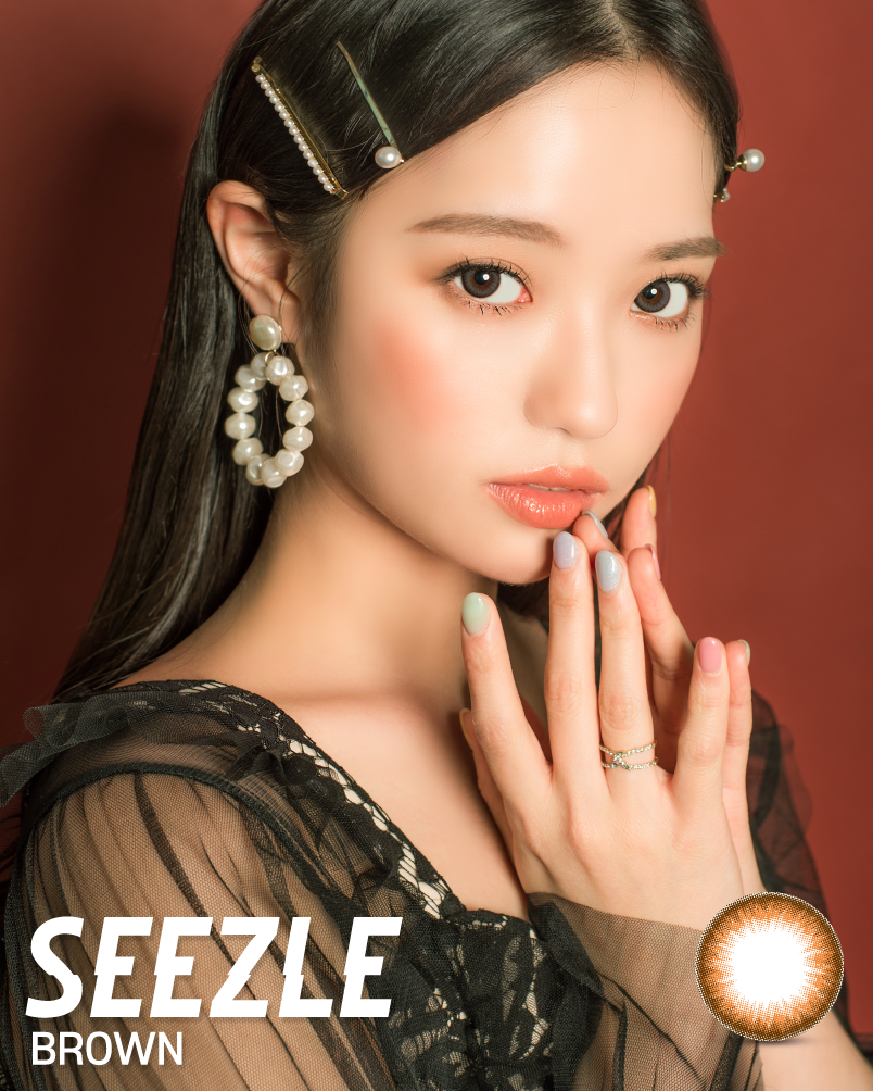LensVery Seezle 季拋彩妝隱形眼鏡｜每盒1片 ( Brown )